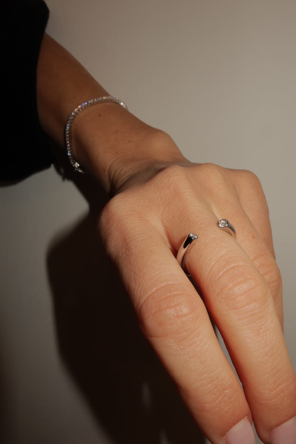 Double Trouble Silver ring
