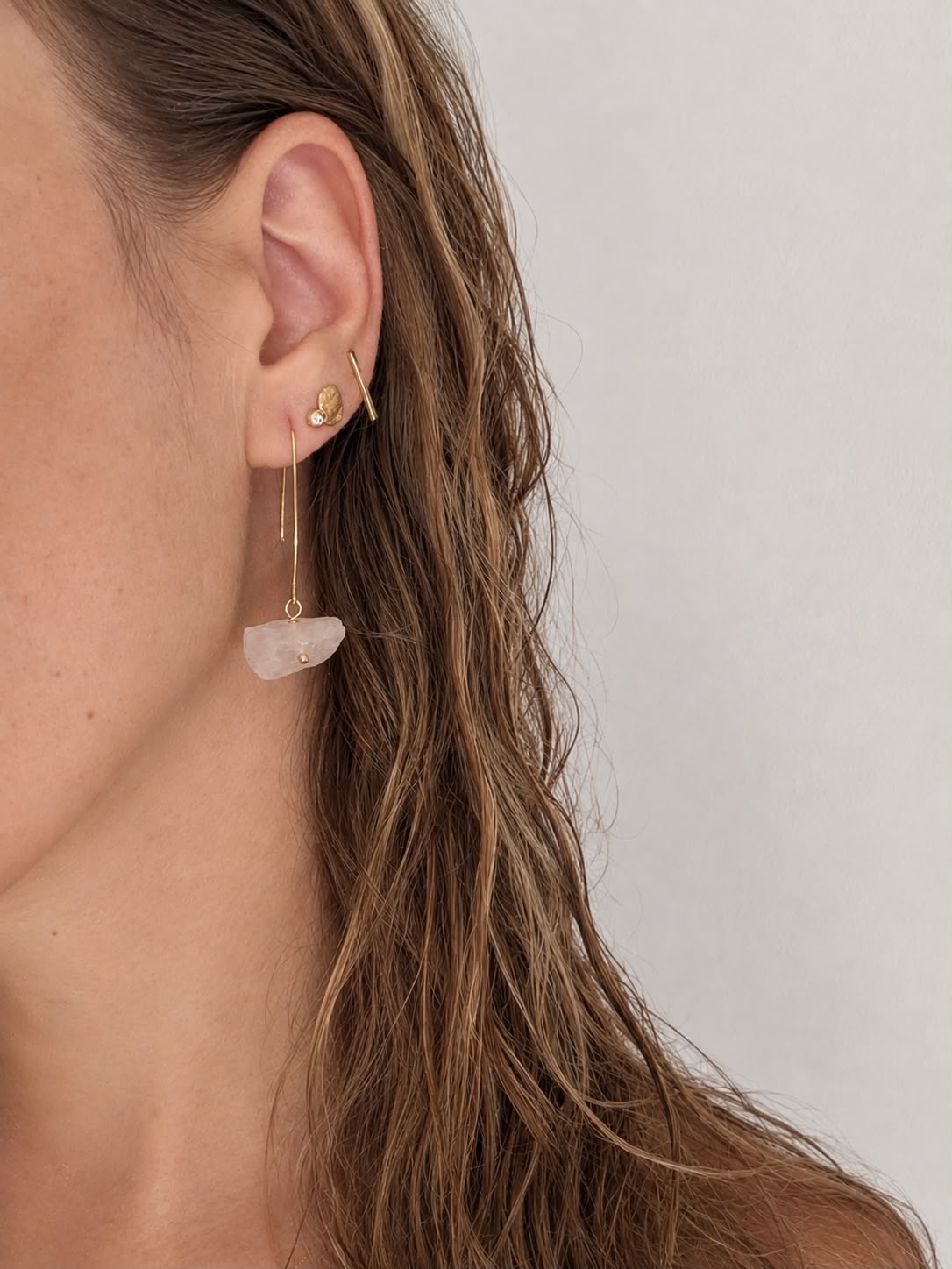 Velix quartz earrings