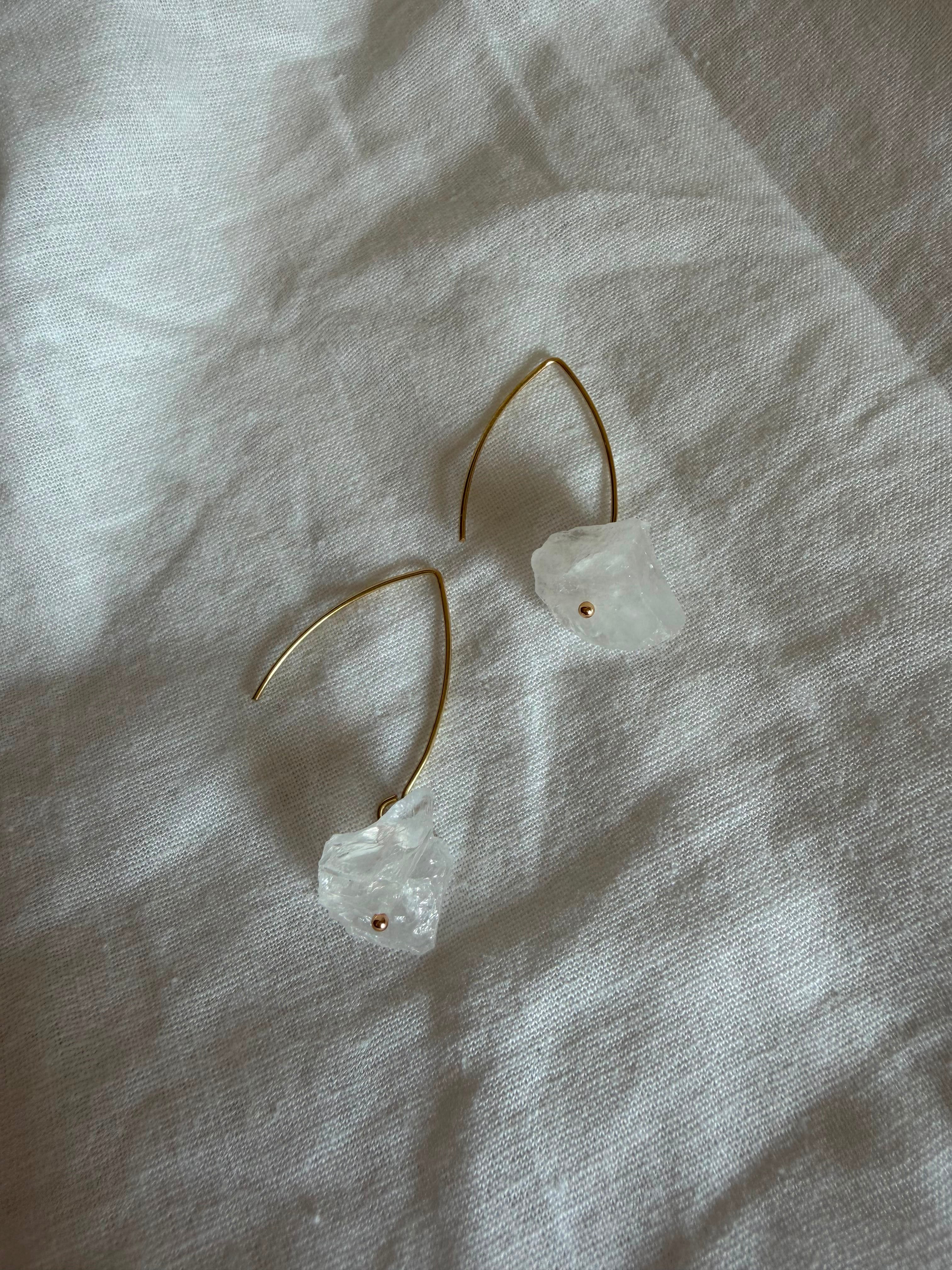Velix quartz earrings