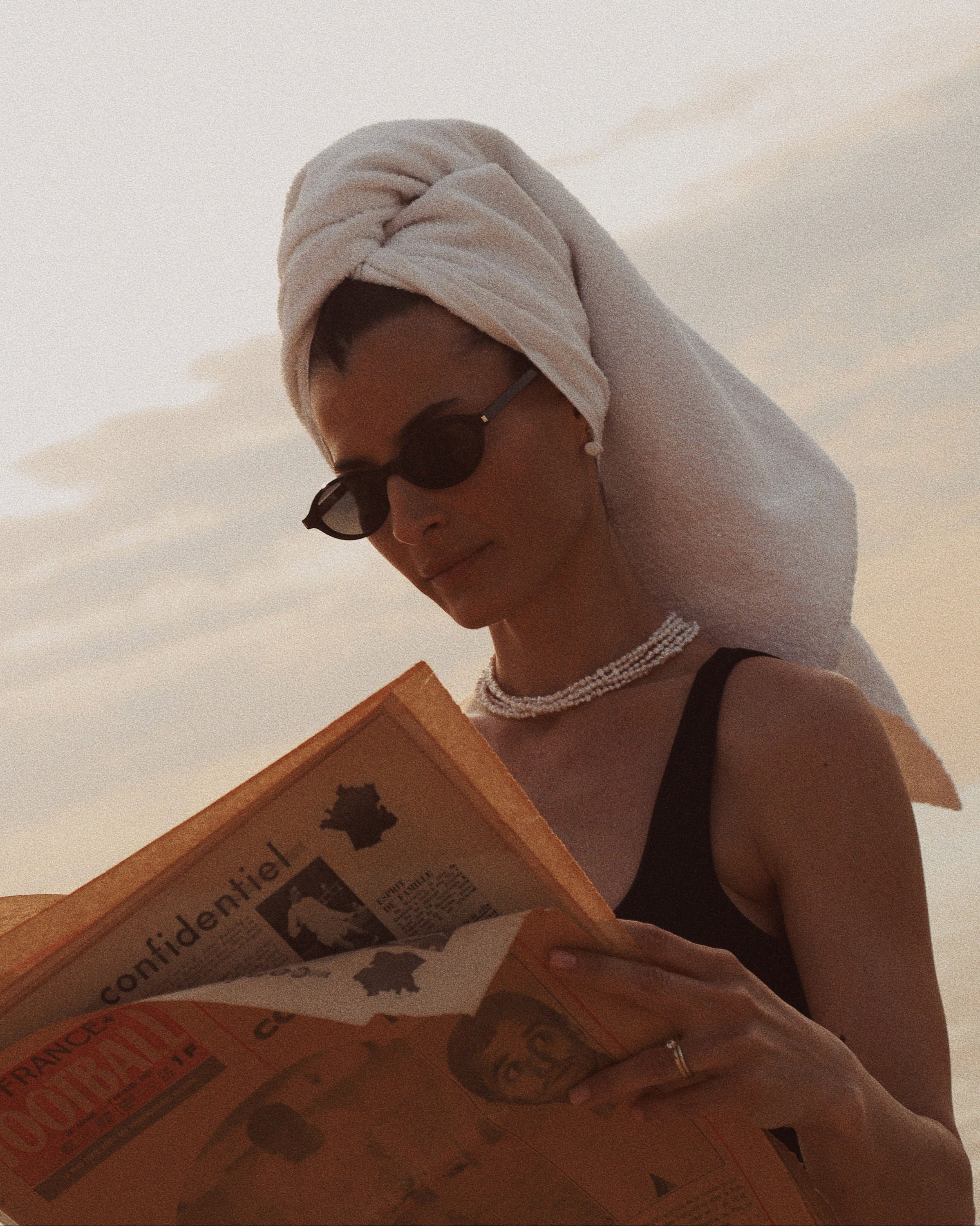 Rocks pearl necklace