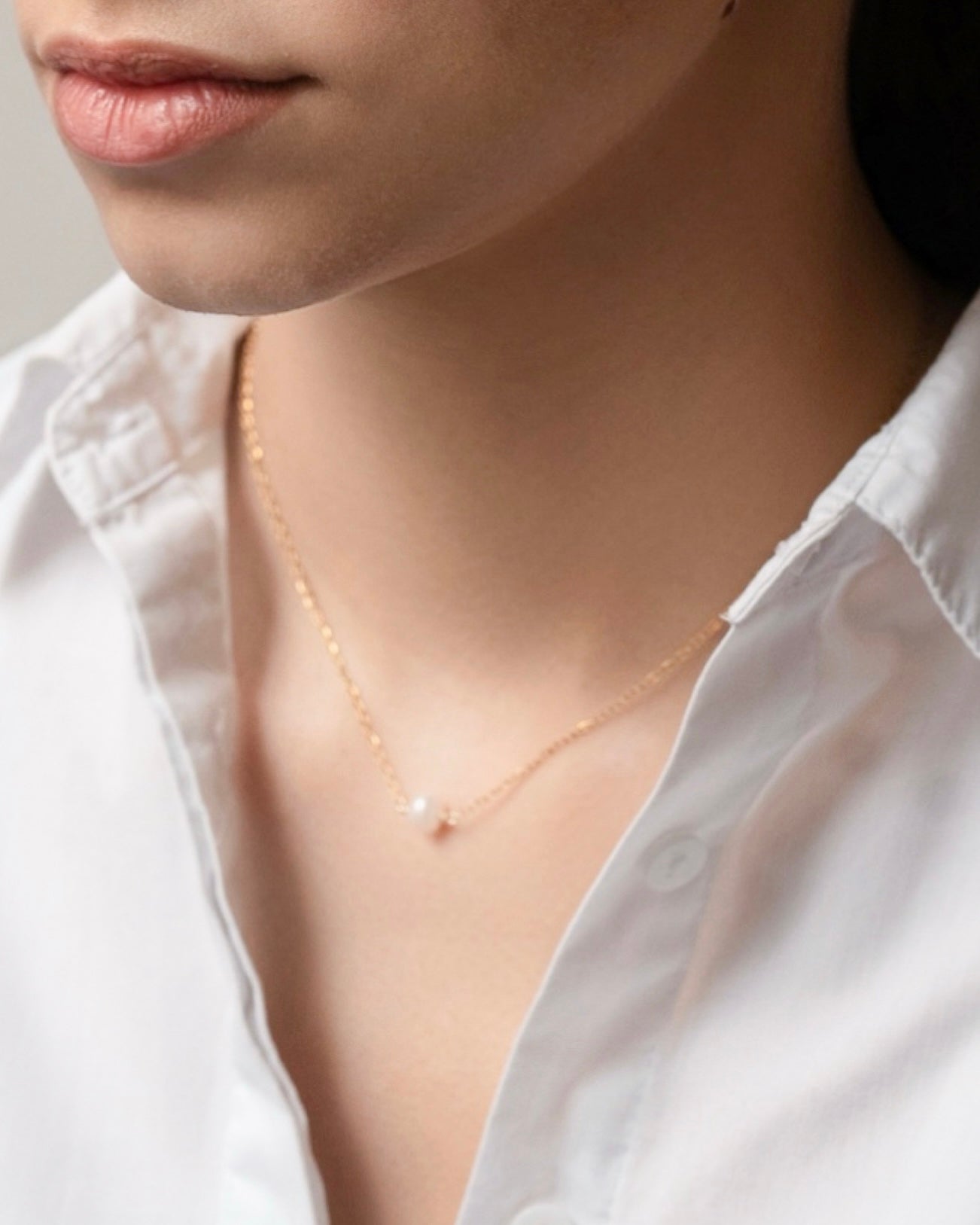One pearl necklace
