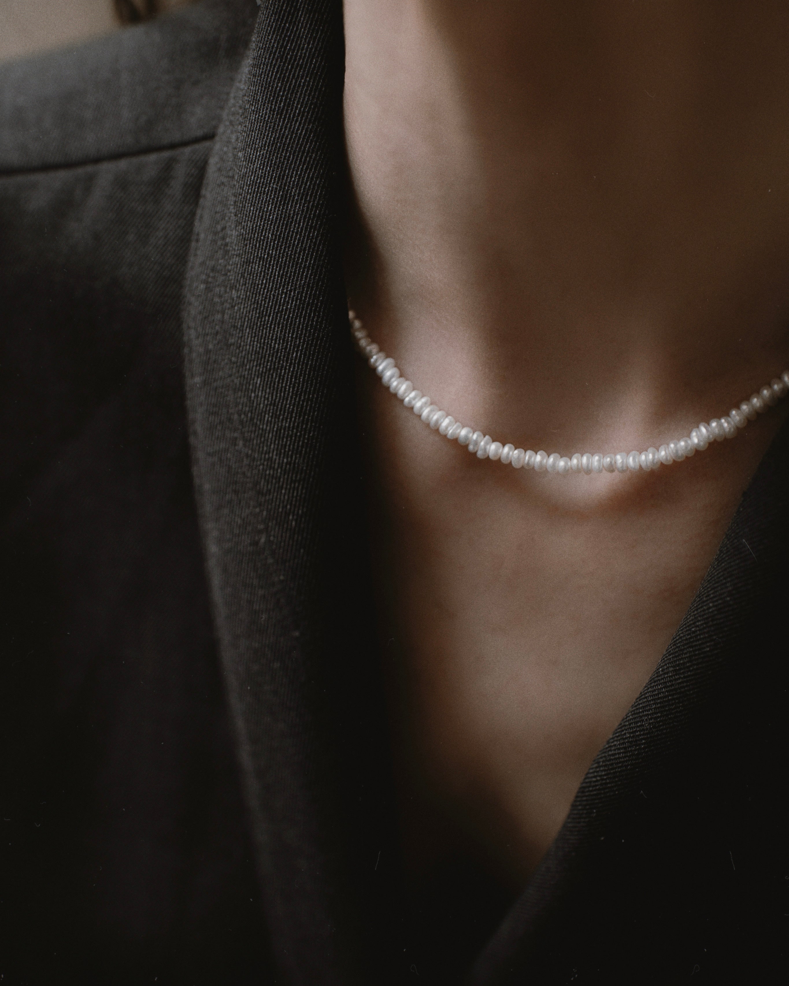 Sparkle pearl necklace