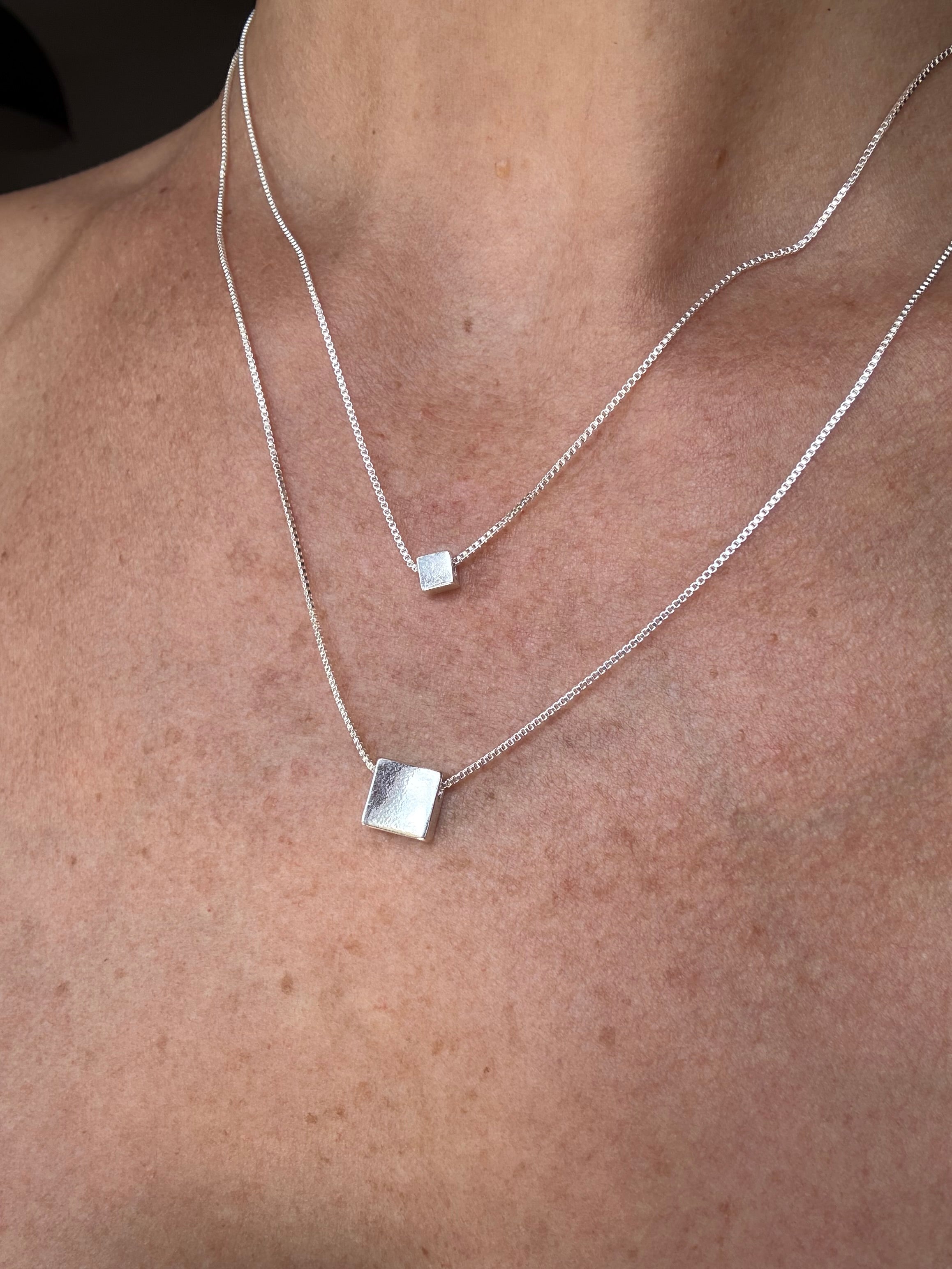 Double Square necklace