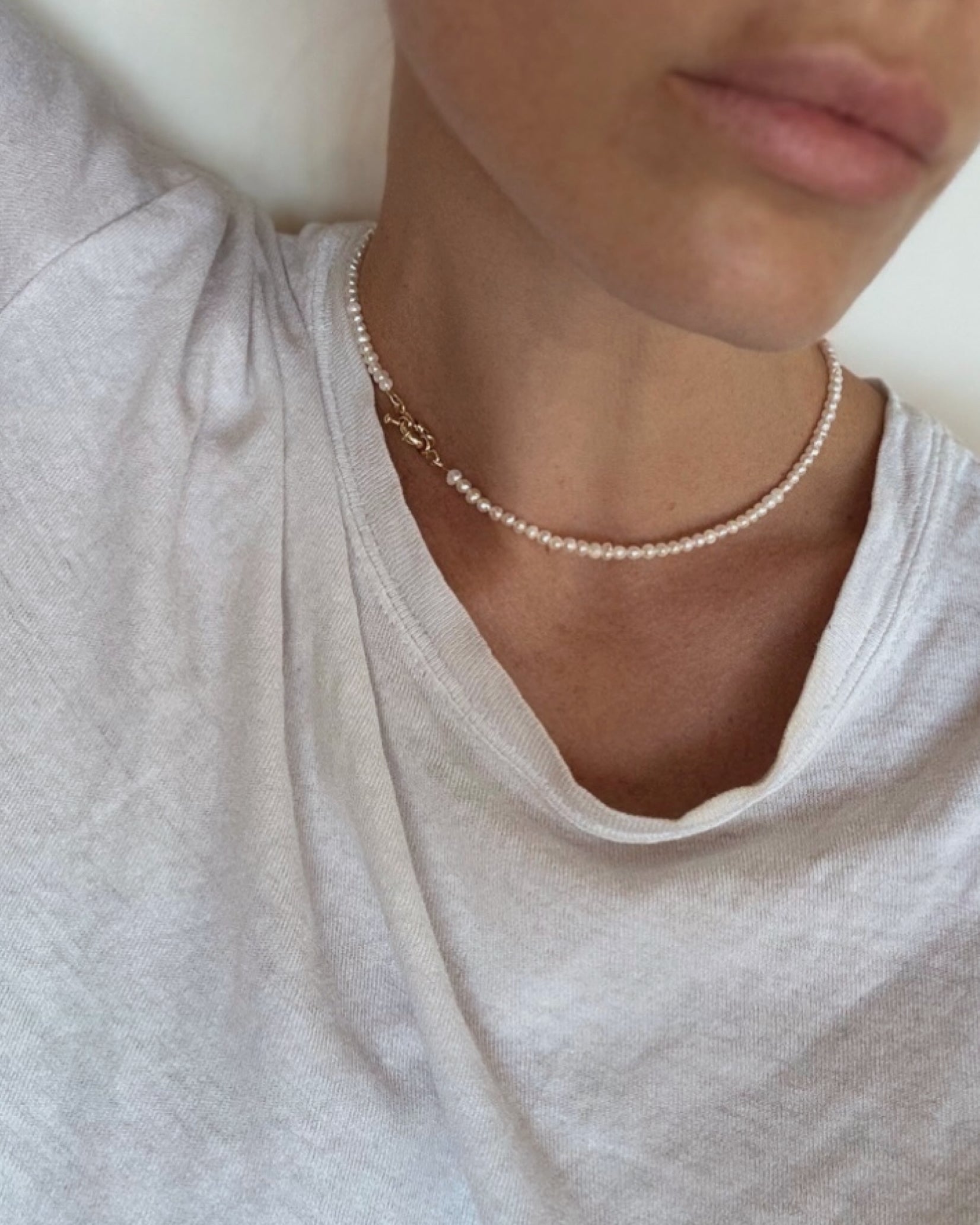 Boucle pearl necklace