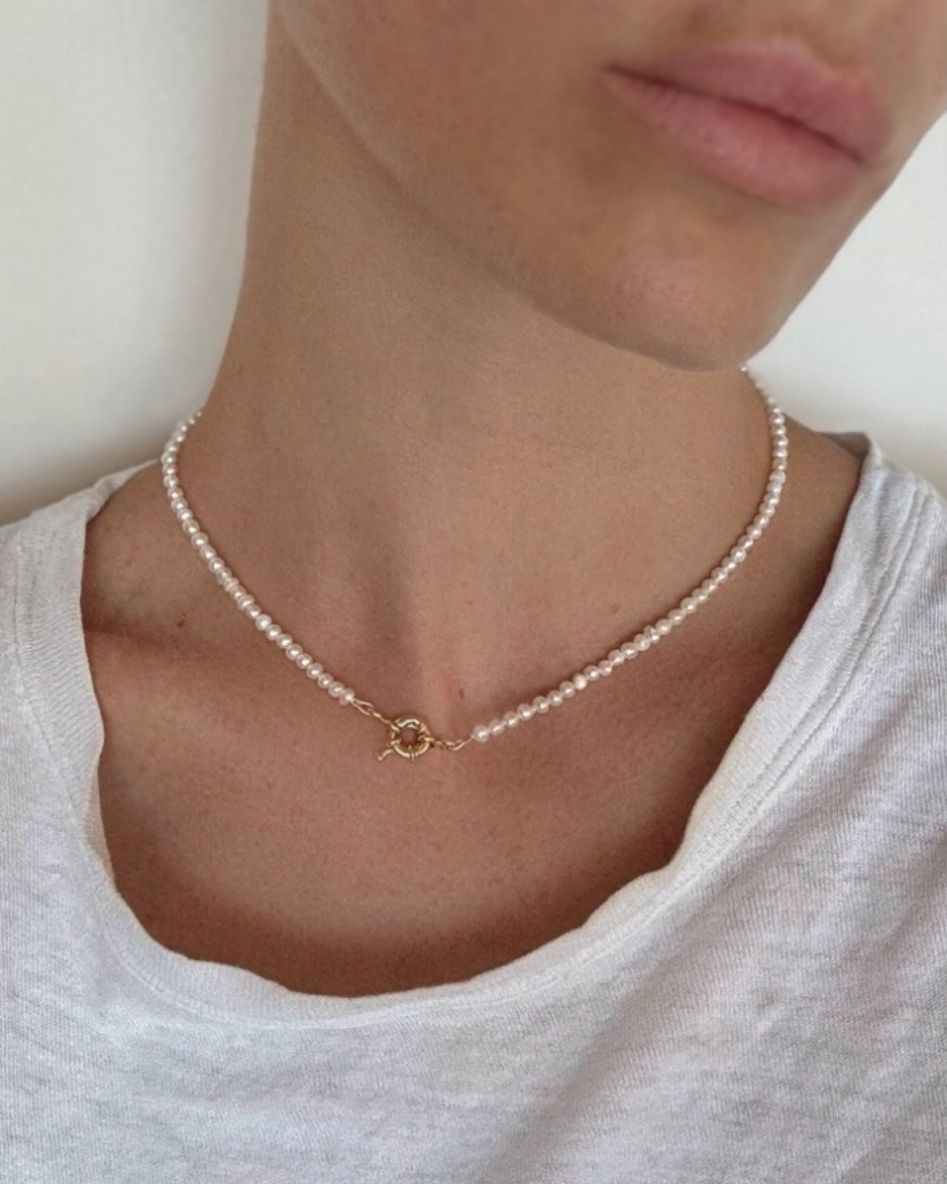 Boucle pearl necklace