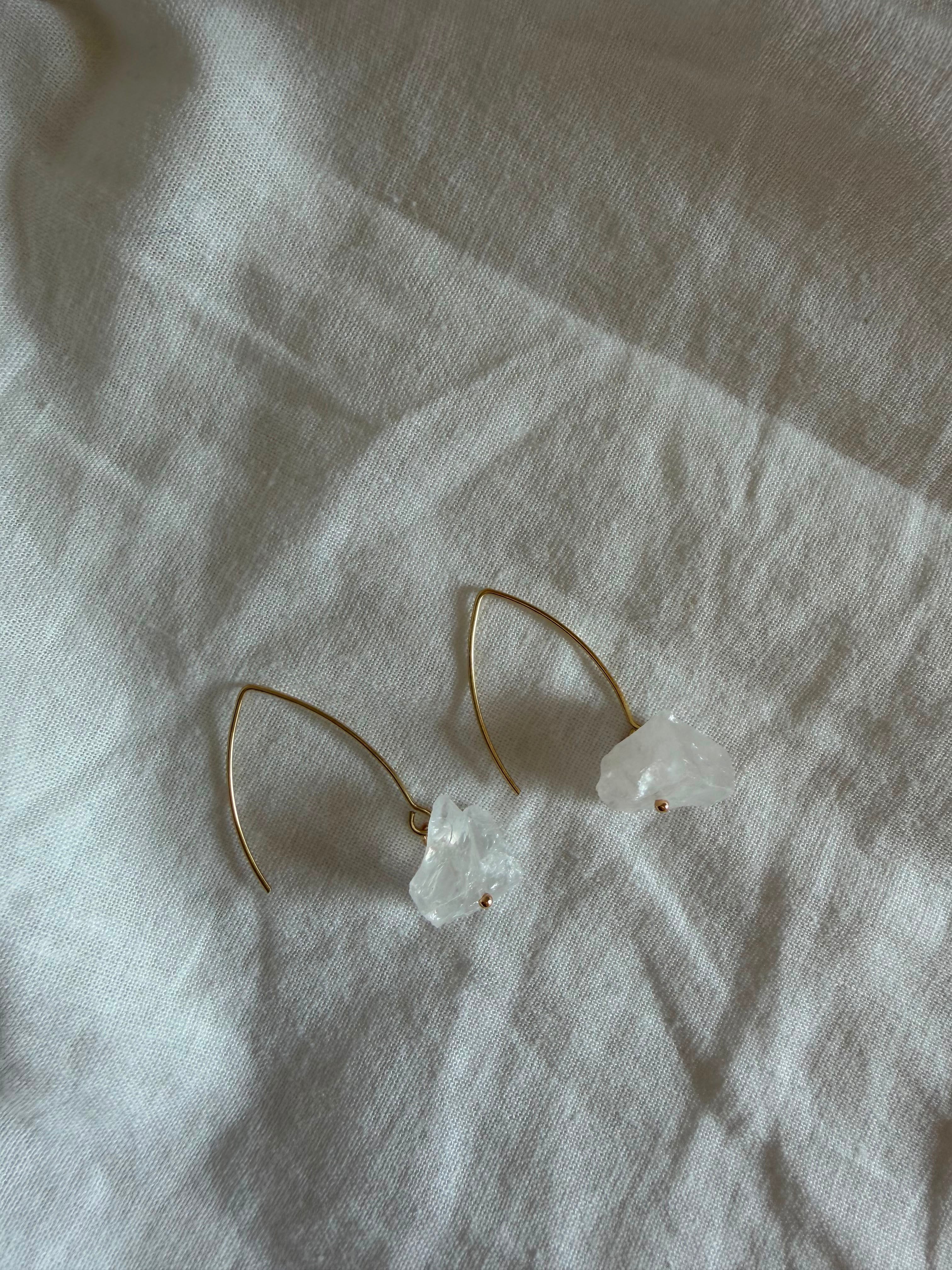 Velix quartz earrings