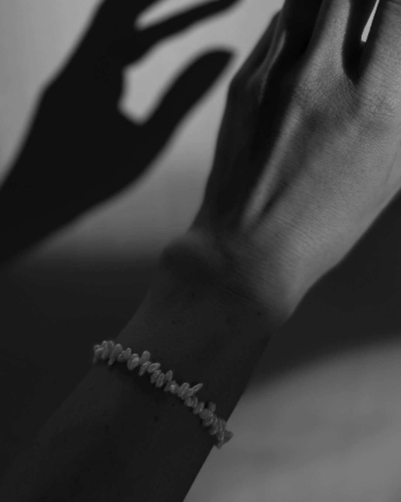 Coral pearl bracelet