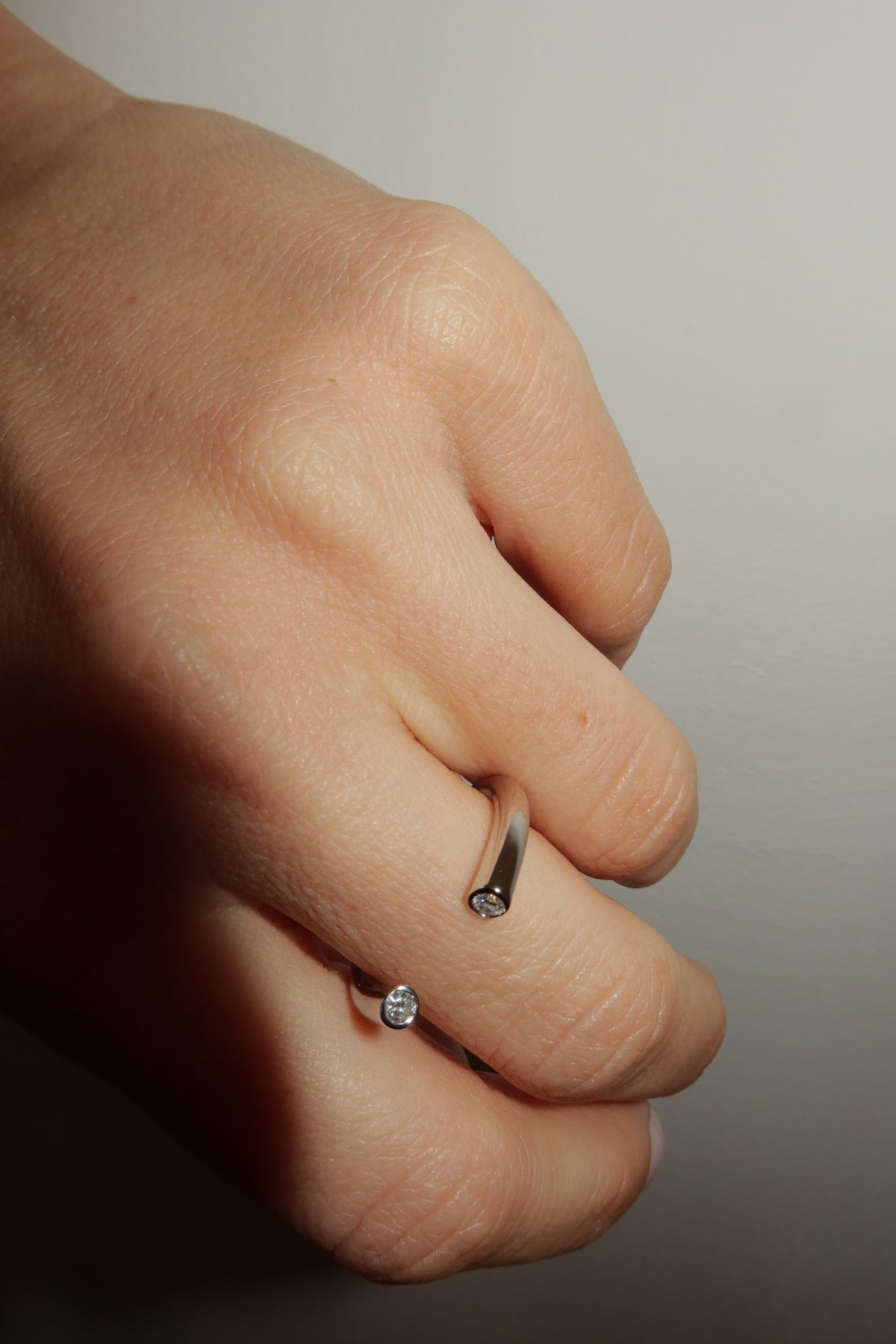 Double Trouble Silver ring