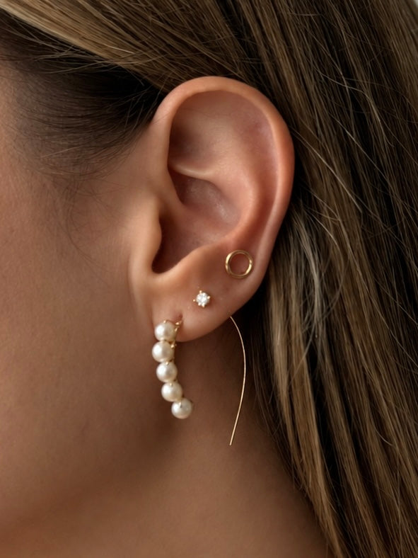 Mezzo pearl earrings