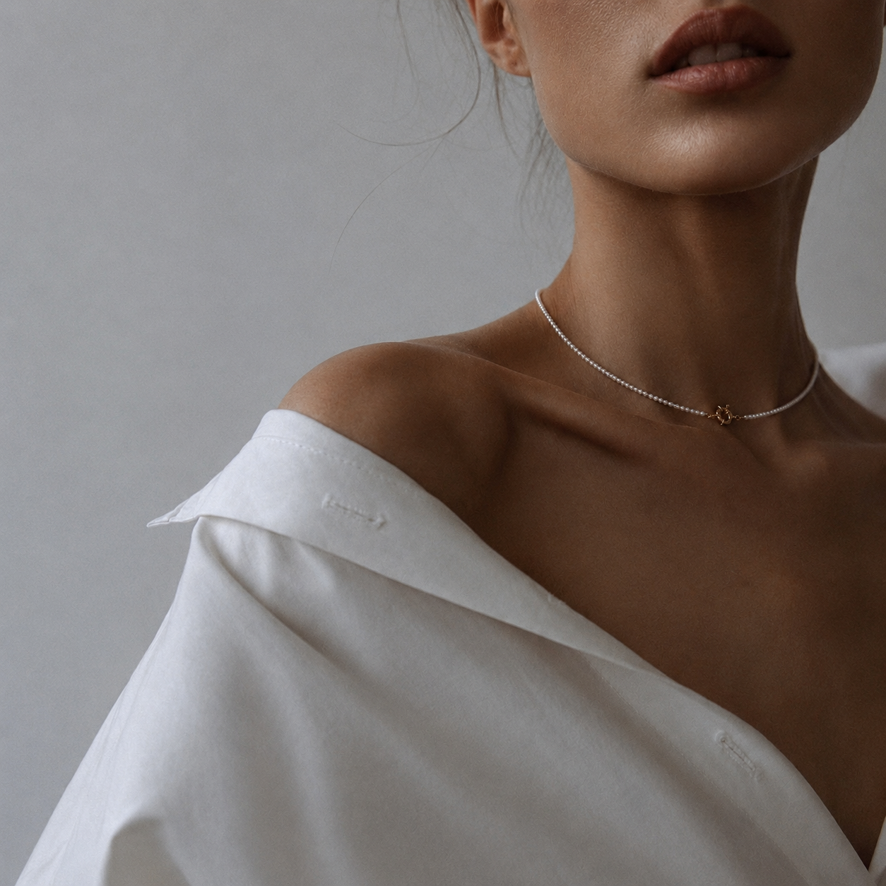 Boucle pearl necklace