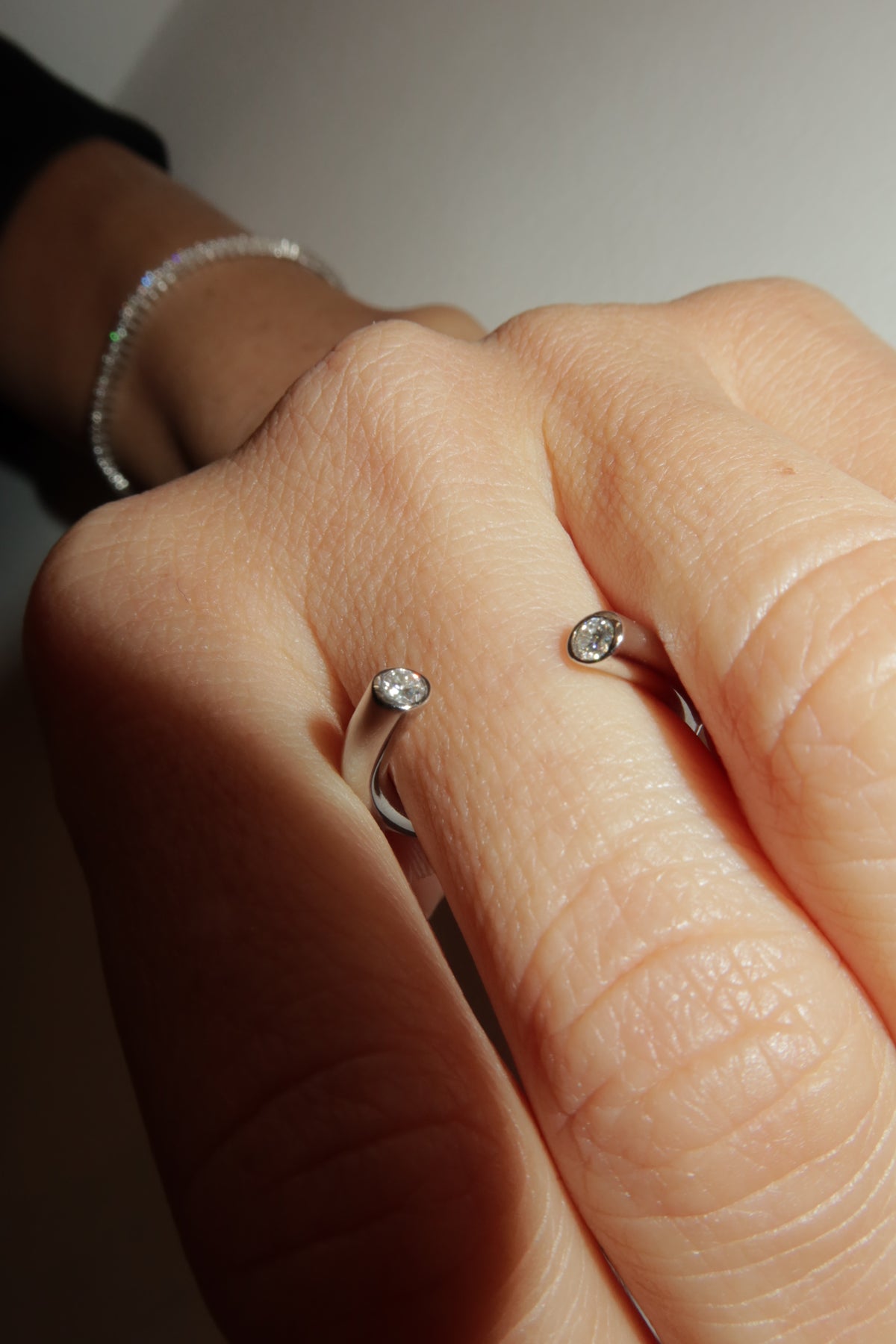 Double Trouble Silver ring