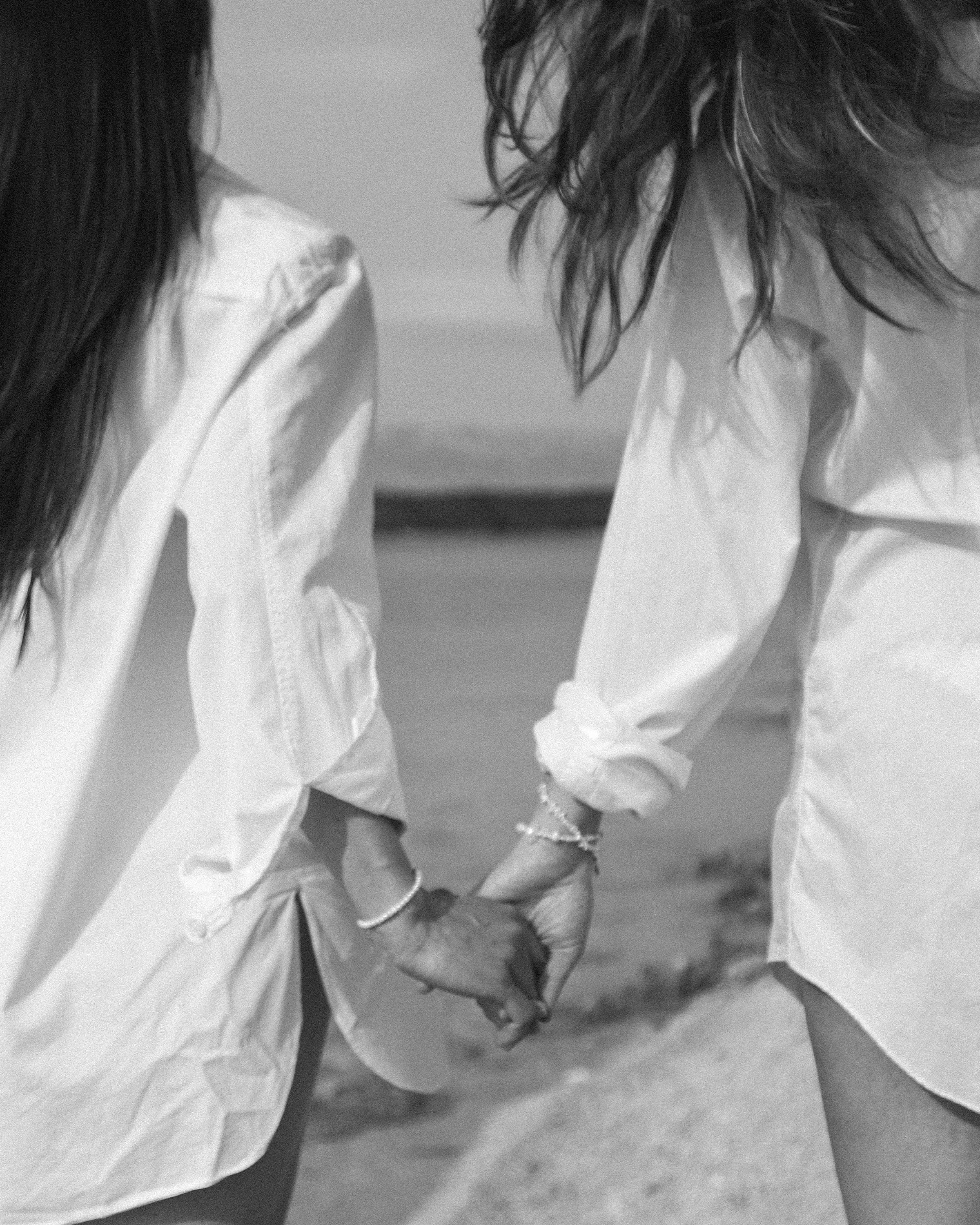 Coral pearl bracelet