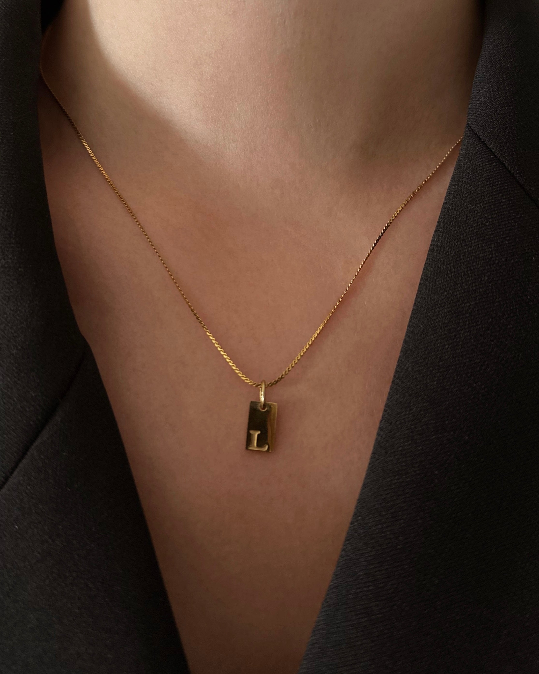 Letter + chain = Necklace