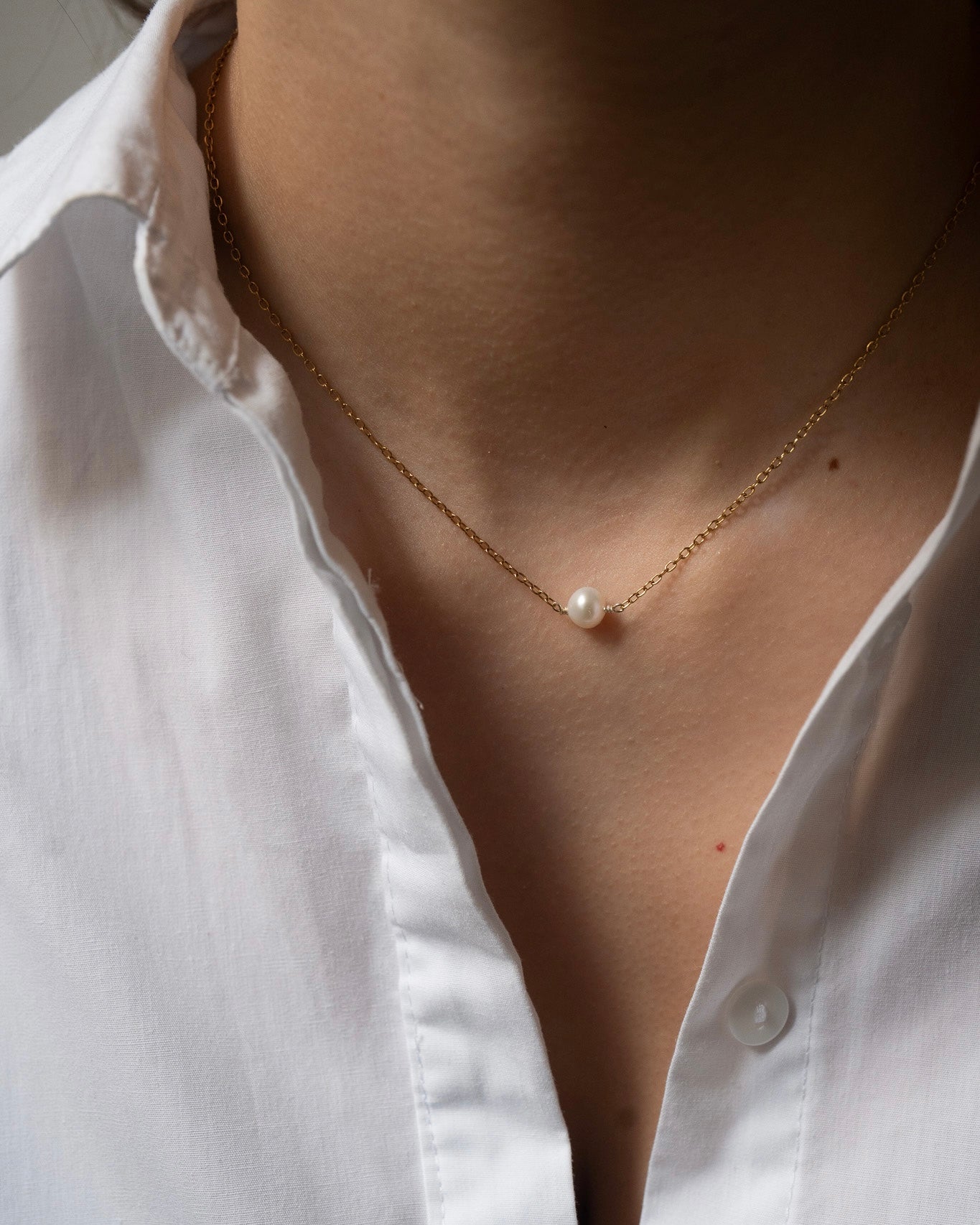 One pearl necklace