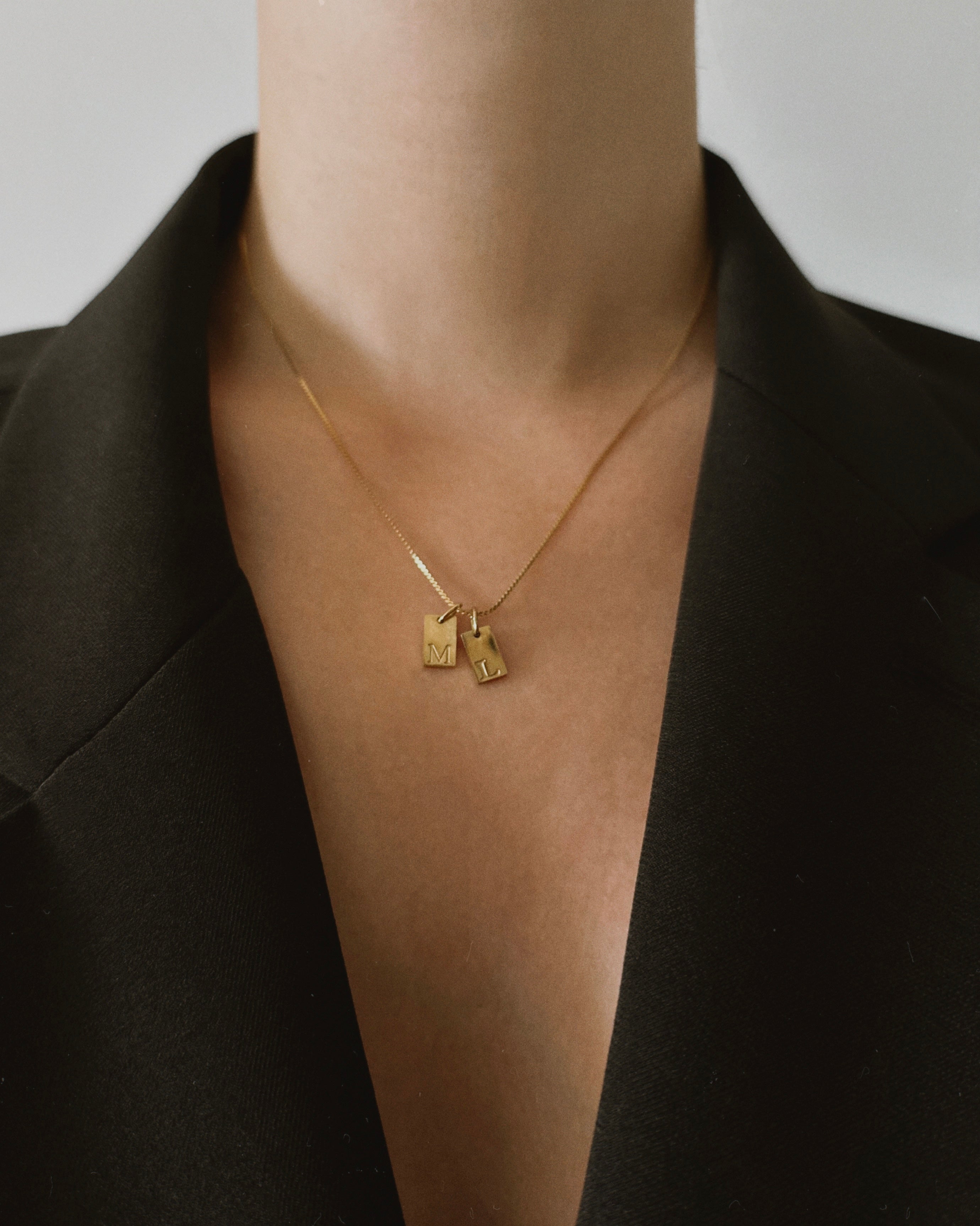 Letter + chain = Necklace