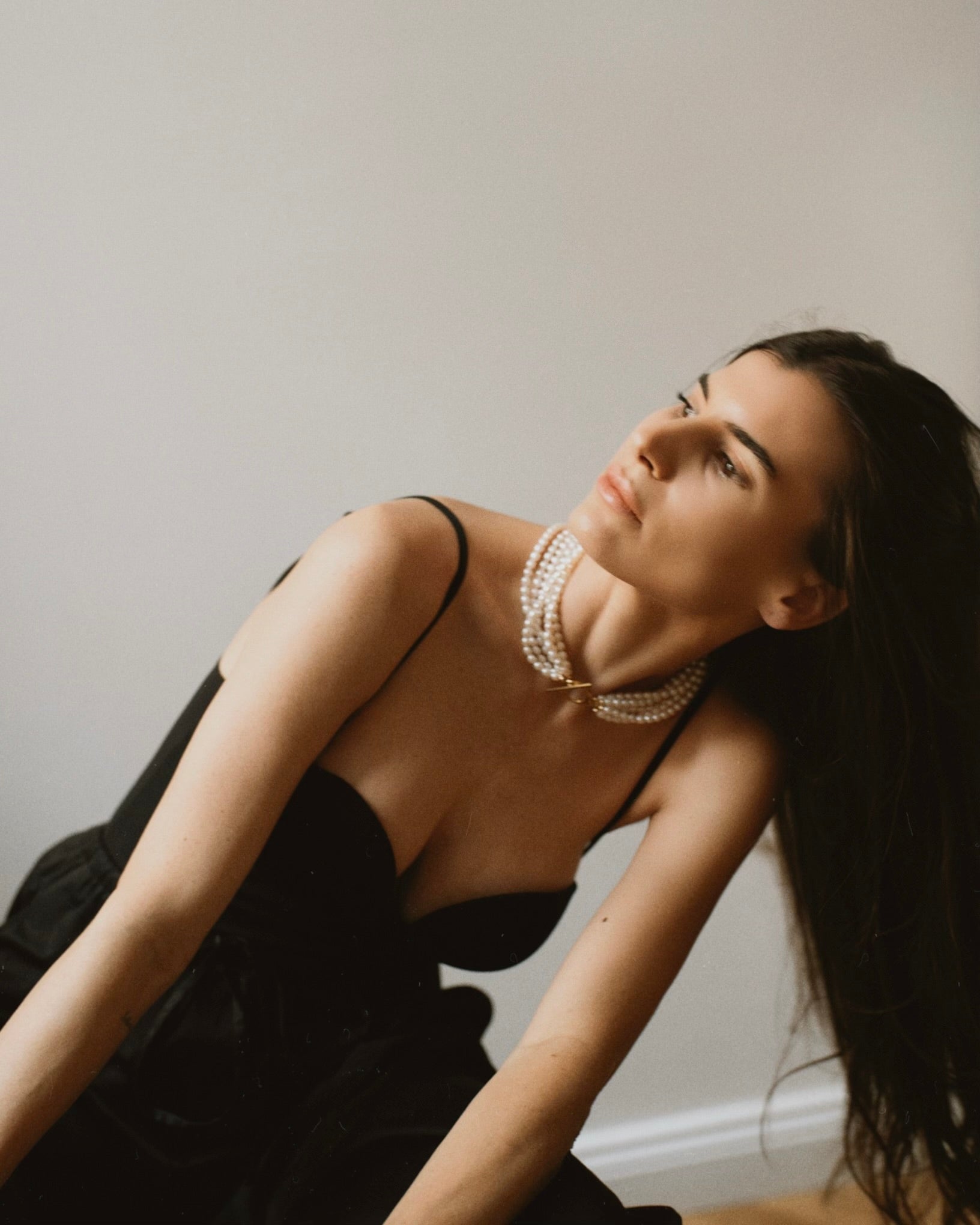 Seven Rows pearl necklace