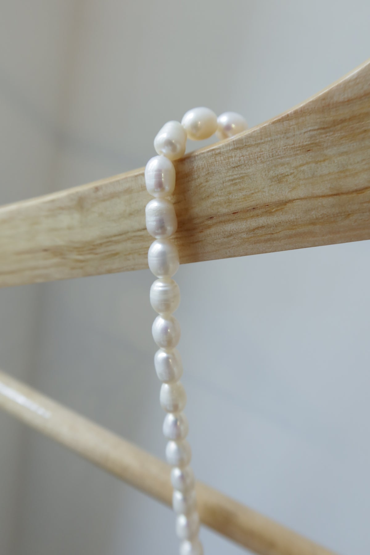 Veil Short pearl necklace