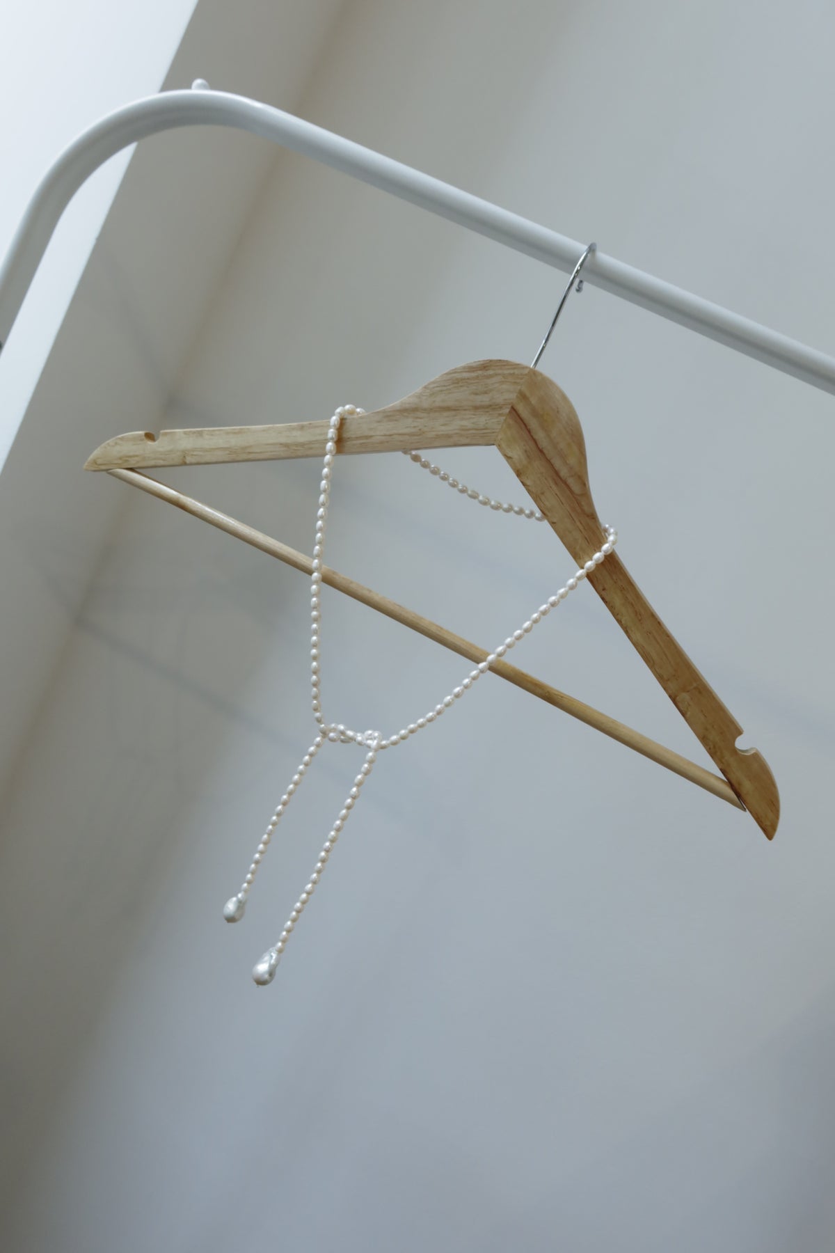 Veil Short pearl necklace