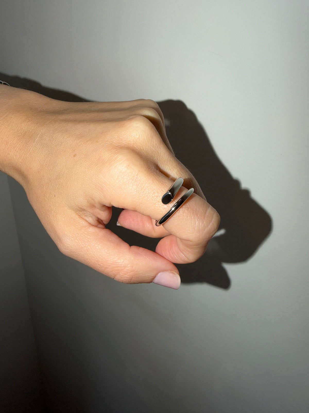 Nail Silver ring