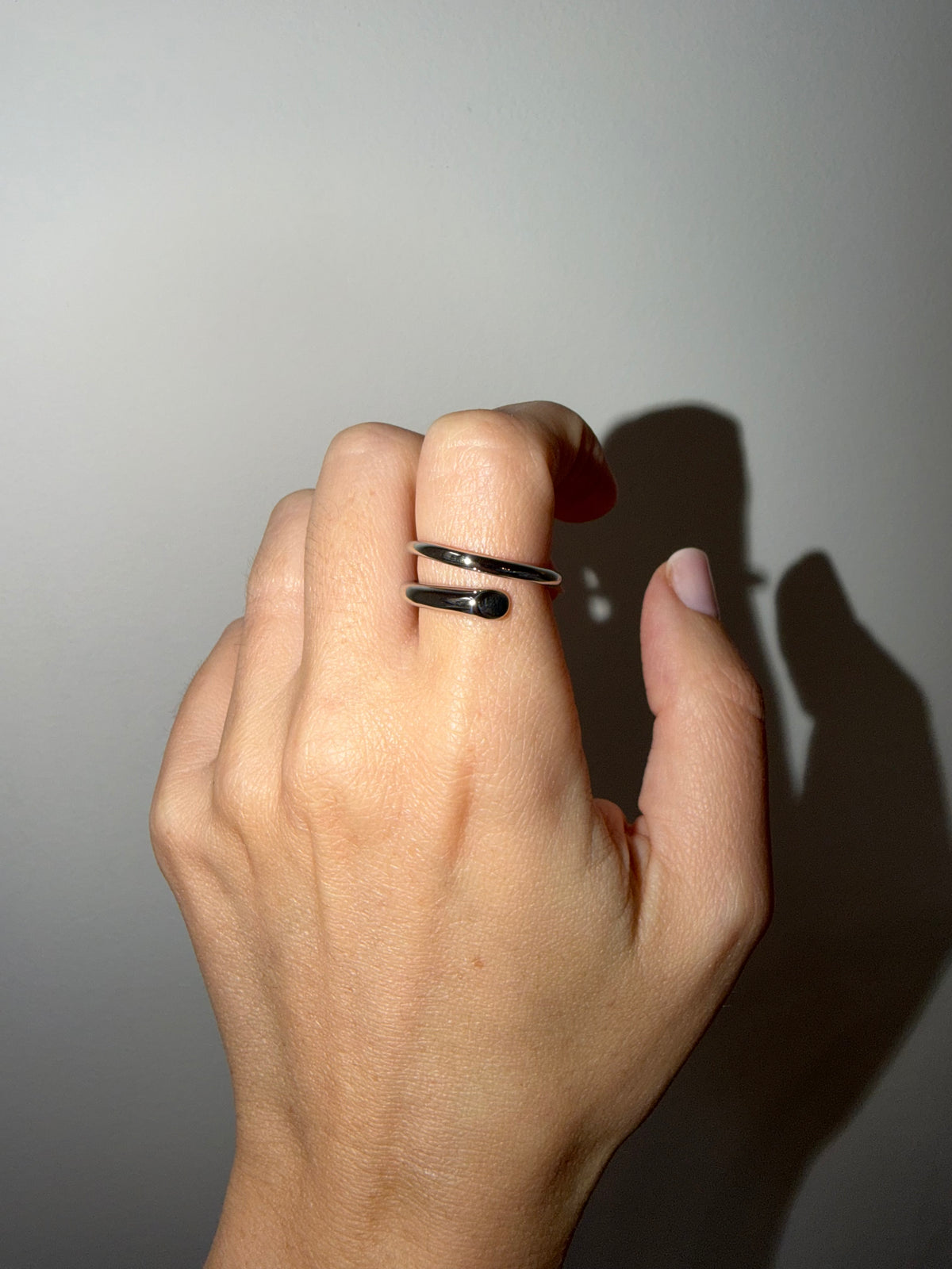 Nail Silver ring