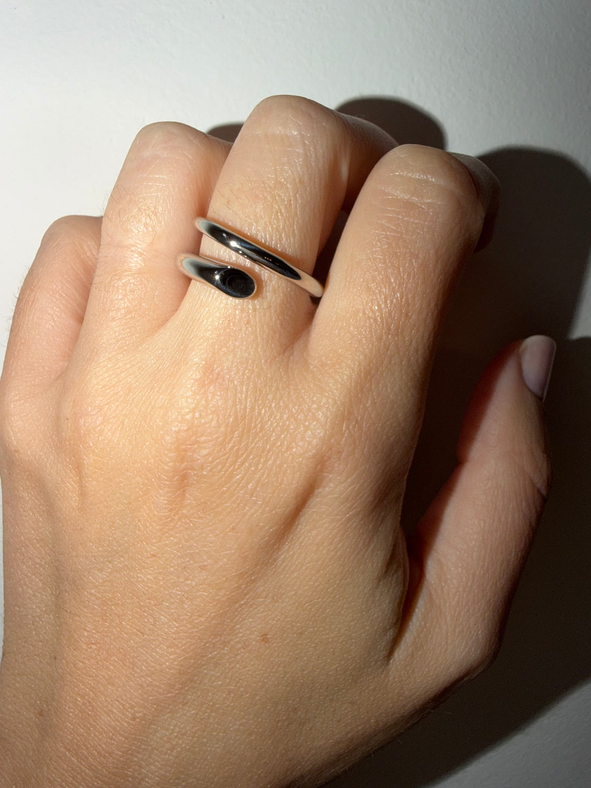 Nail Silver ring