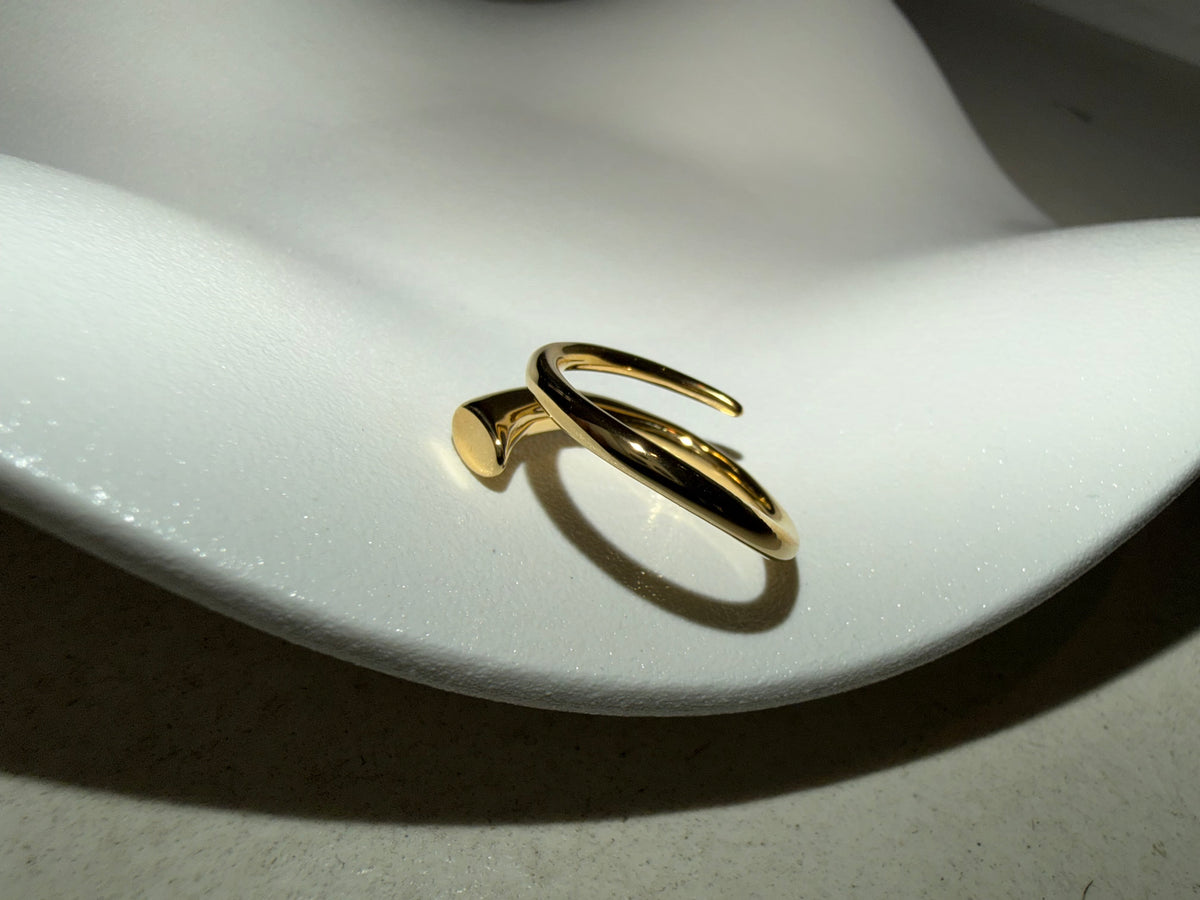 Nail Gold ring