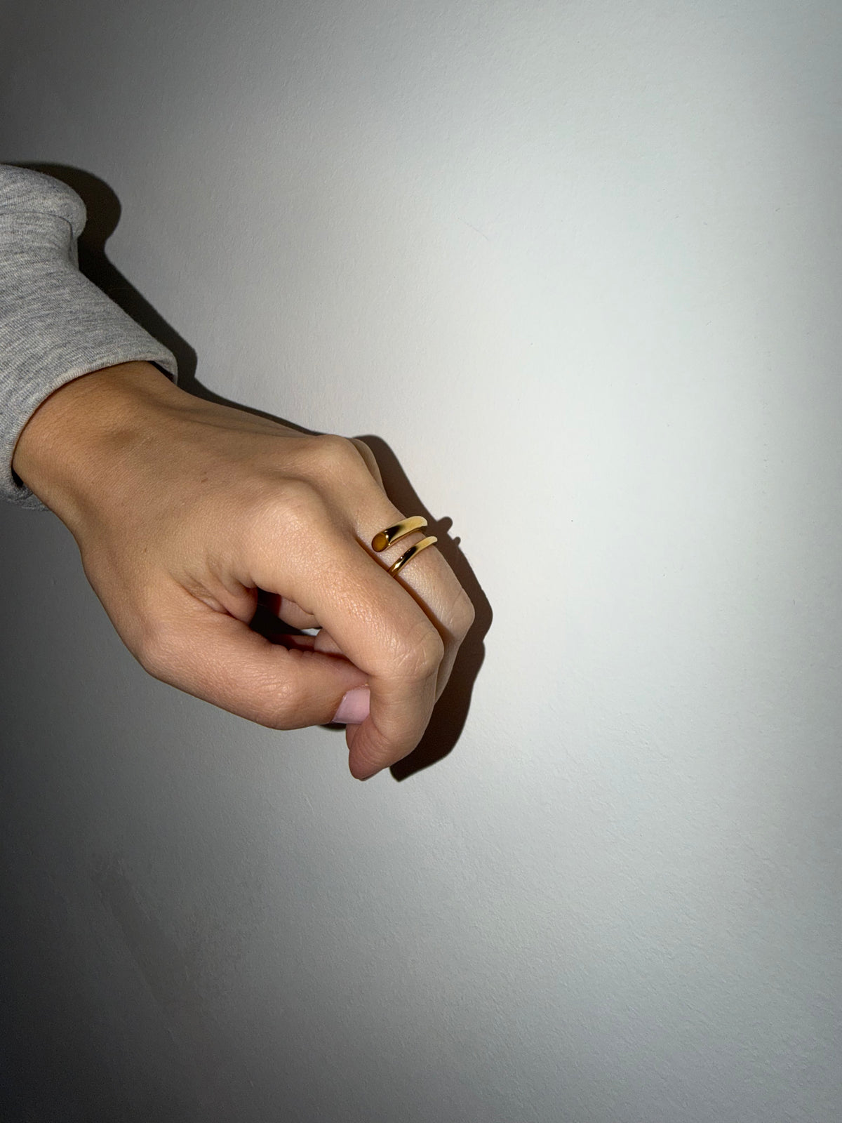 Nail Gold ring