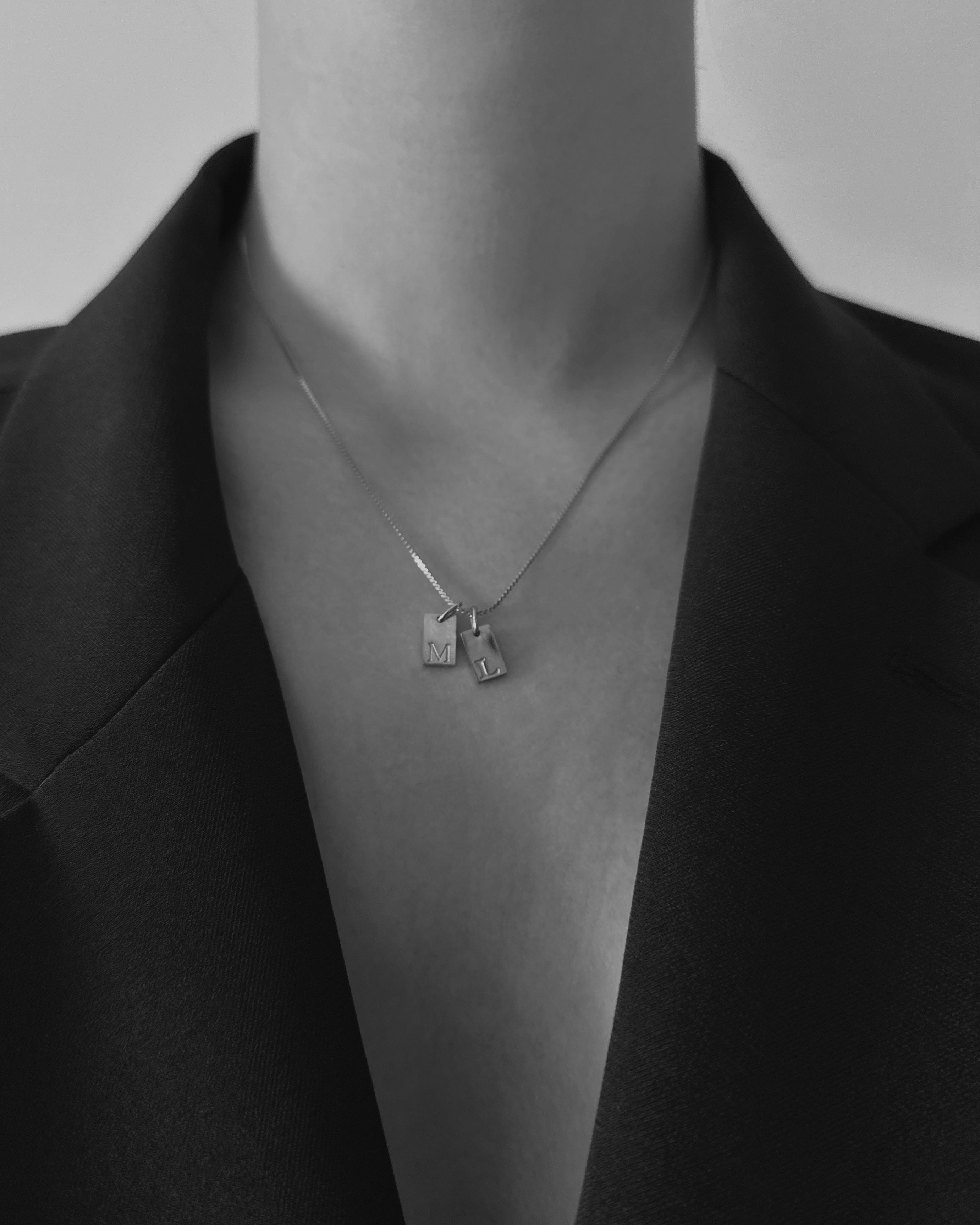 Letter + chain = Necklace