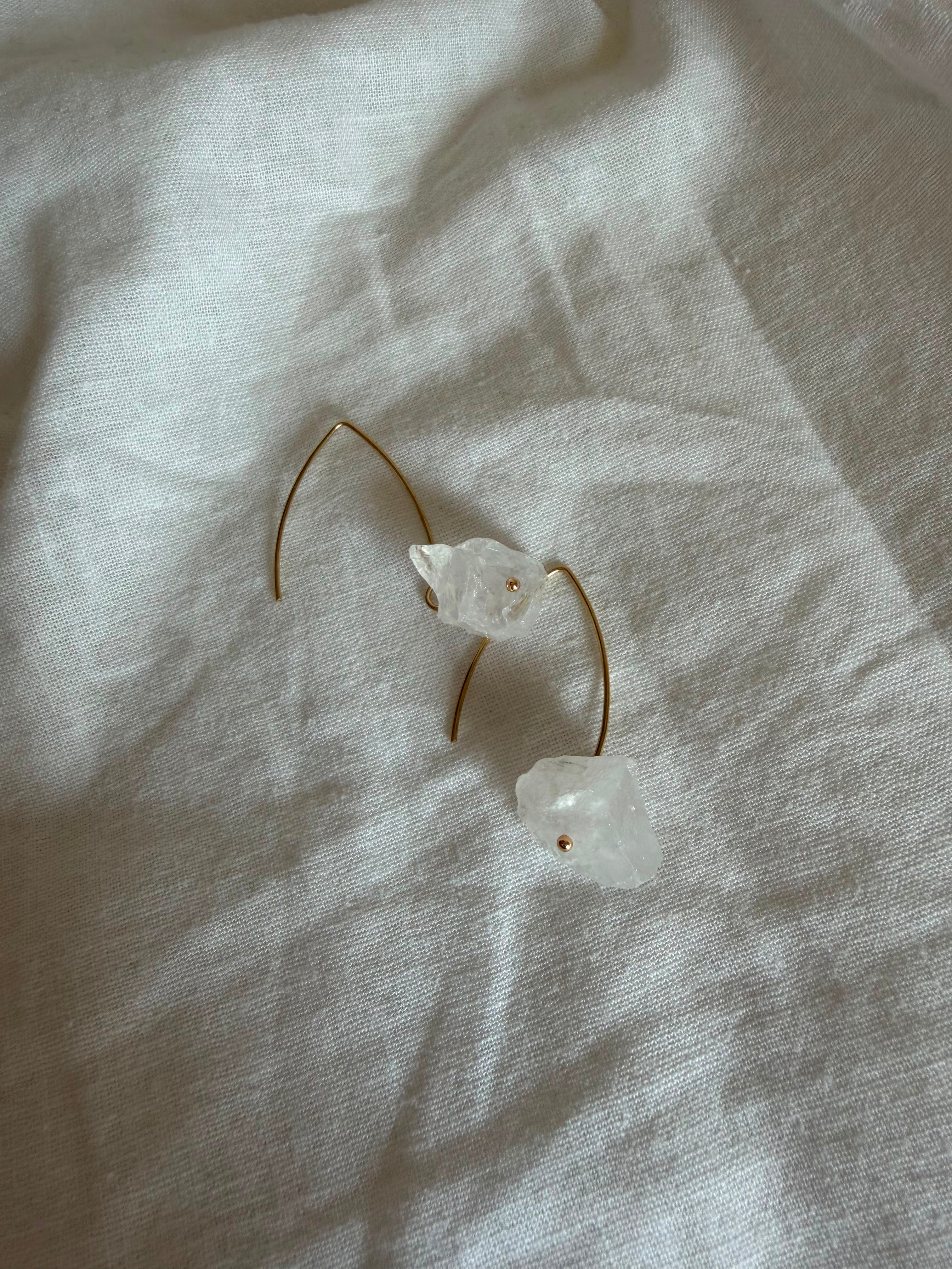 Velix quartz earrings