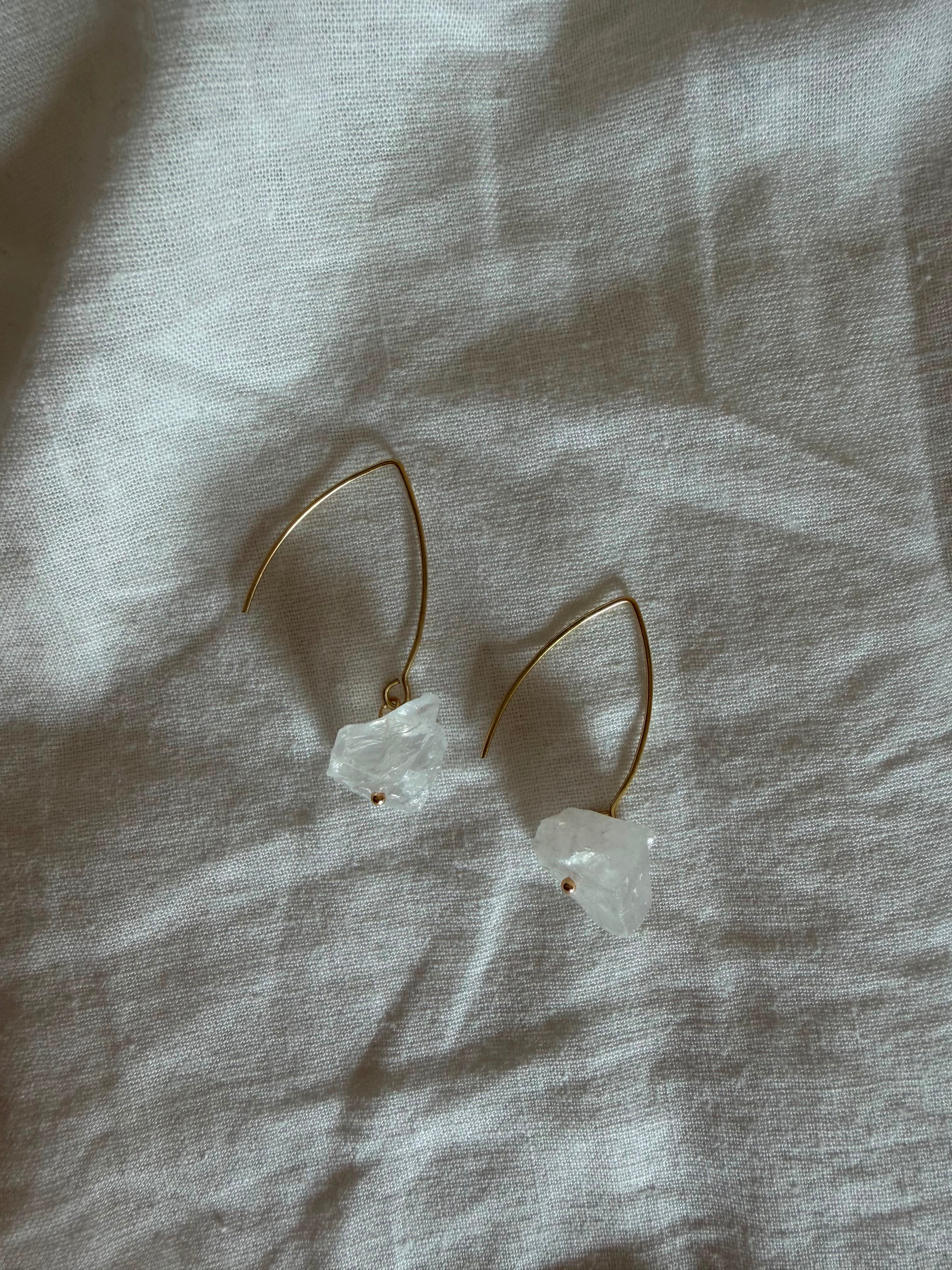 Velix quartz earrings