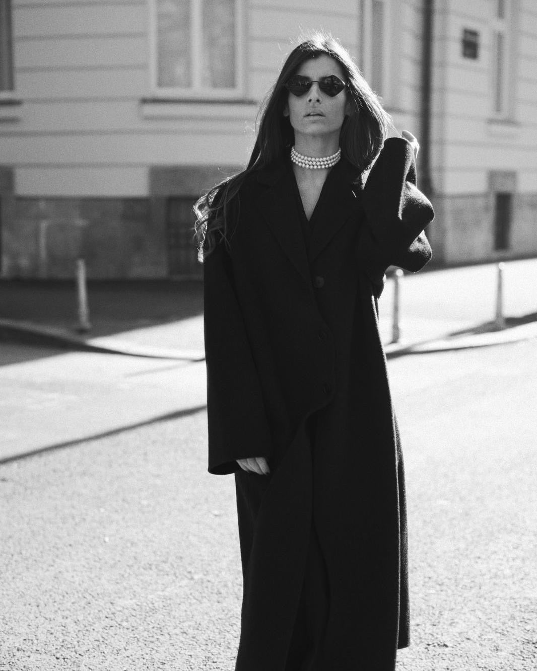 ORGUE ＊ No collar pearl coat Triple Collar pearl necklace