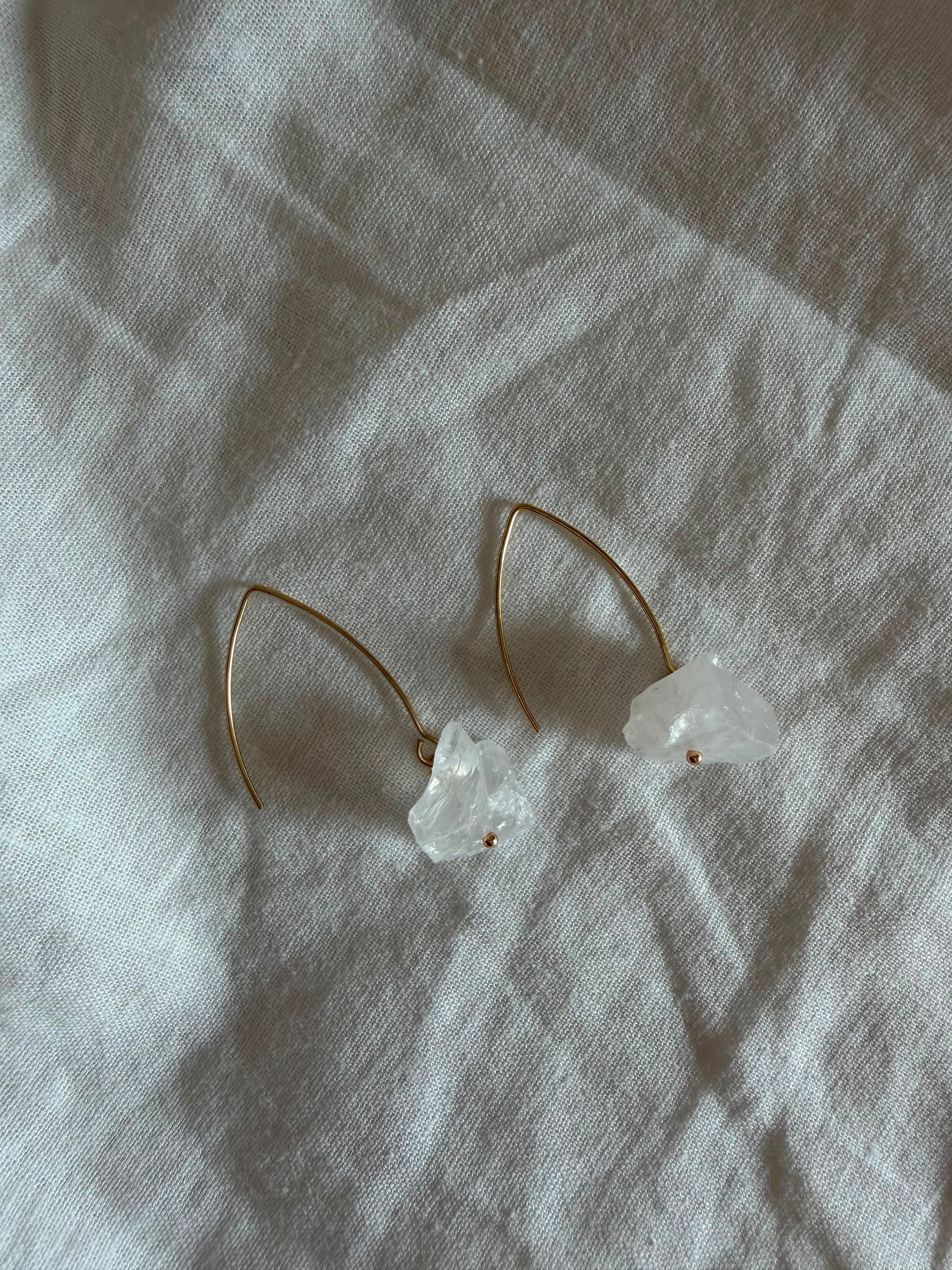 Velix quartz earrings